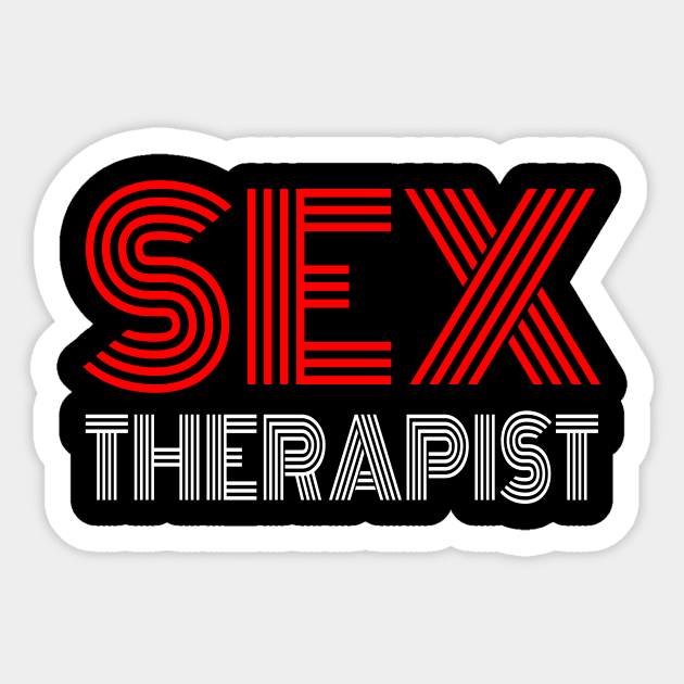 Sex Therapist Sticker by black8elise